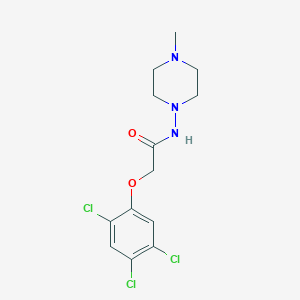 molecular formula C13H16Cl3N3O2 B4113066 N-(4-methyl-1-piperazinyl)-2-(2,4,5-trichlorophenoxy)acetamide 