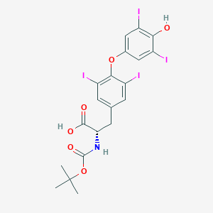 B041131 N-(tert-Butyloxy)carbonyl-L-thyroxine CAS No. 88404-22-2