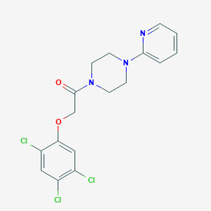 molecular formula C17H16Cl3N3O2 B4113136 1-(2-pyridinyl)-4-[(2,4,5-trichlorophenoxy)acetyl]piperazine 