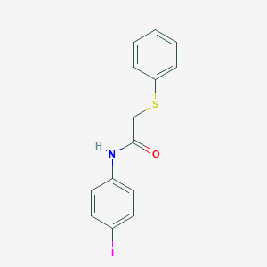 N-(4-iodophenyl)-2-(phenylsulfanyl)acetamide