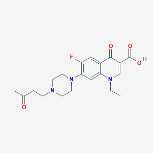 molecular formula C20H24FN3O4 B041133 N-(3-Oxobutyl) Norfloxacin CAS No. 103240-27-3