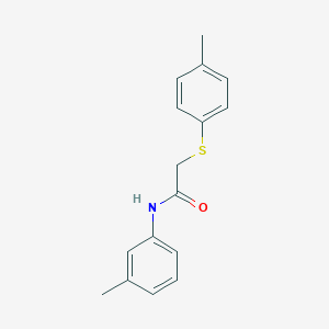 N-(3-methylphenyl)-2-[(4-methylphenyl)sulfanyl]acetamide