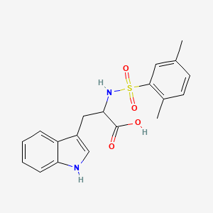 molecular formula C19H20N2O4S B4113770 N-[(2,5-dimethylphenyl)sulfonyl]tryptophan 