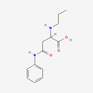 molecular formula C13H18N2O3 B4114105 N~4~-phenyl-N~2~-propylasparagine 