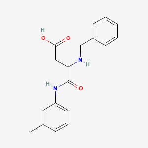 molecular formula C18H20N2O3 B4114400 N~2~-benzyl-N~1~-(3-methylphenyl)-alpha-asparagine 
