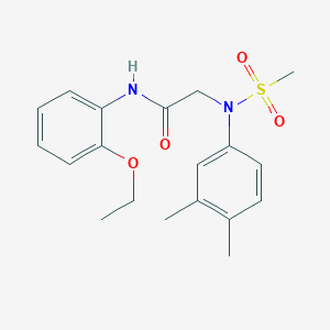molecular formula C19H24N2O4S B411444 Cambridge id 6181142 