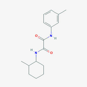 molecular formula C16H22N2O2 B4114478 N-(2-methylcyclohexyl)-N'-(3-methylphenyl)ethanediamide 