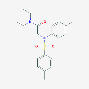 N,N-diethyl-2-{4-methyl[(4-methylphenyl)sulfonyl]anilino}acetamide