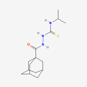 molecular formula C15H25N3OS B4114827 2-(1-adamantylcarbonyl)-N-isopropylhydrazinecarbothioamide 
