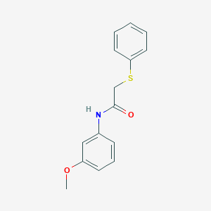 molecular formula C15H15NO2S B411488 N-(3-methoxyphenyl)-2-(phenylsulfanyl)acetamide 