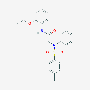 N-(2-ethoxyphenyl)-2-{2-methyl[(4-methylphenyl)sulfonyl]anilino}acetamide