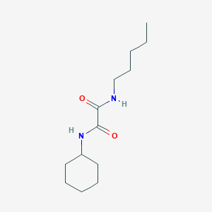 molecular formula C13H24N2O2 B4115251 N-cyclohexyl-N'-pentylethanediamide 