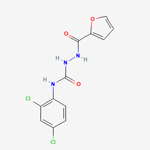 molecular formula C12H9Cl2N3O3 B4115357 N-(2,4-dichlorophenyl)-2-(2-furoyl)hydrazinecarboxamide 