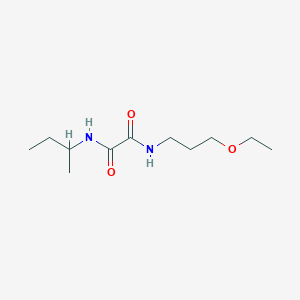 molecular formula C11H22N2O3 B4115375 N-(sec-butyl)-N'-(3-ethoxypropyl)ethanediamide 