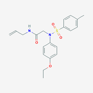 N-allyl-2-{4-ethoxy[(4-methylphenyl)sulfonyl]anilino}acetamide