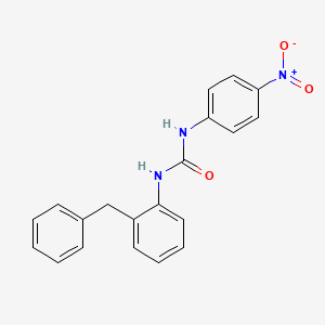 molecular formula C20H17N3O3 B4115575 N-(2-benzylphenyl)-N'-(4-nitrophenyl)urea 