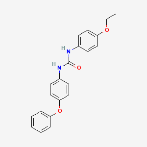 molecular formula C21H20N2O3 B4115598 N-(4-ethoxyphenyl)-N'-(4-phenoxyphenyl)urea 