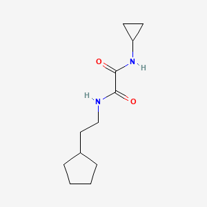 molecular formula C12H20N2O2 B4115676 N-(2-cyclopentylethyl)-N'-cyclopropylethanediamide 