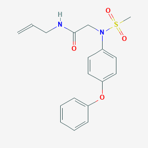 N-allyl-2-[(methylsulfonyl)-4-phenoxyanilino]acetamide