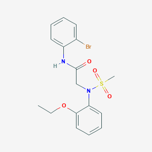 N-(2-bromophenyl)-N~2~-(2-ethoxyphenyl)-N~2~-(methylsulfonyl)glycinamide