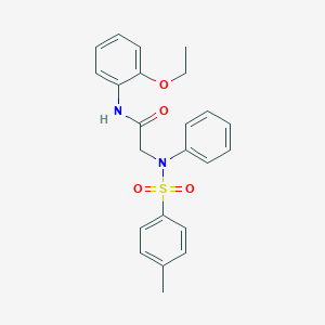 molecular formula C23H24N2O4S B411587 N-(2-ethoxyphenyl)-2-{[(4-methylphenyl)sulfonyl]anilino}acetamide 