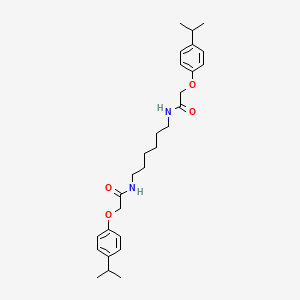 molecular formula C28H40N2O4 B4115921 N,N'-1,6-hexanediylbis[2-(4-isopropylphenoxy)acetamide] 