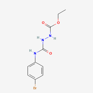 molecular formula C10H12BrN3O3 B4115994 ethyl 2-{[(4-bromophenyl)amino]carbonyl}hydrazinecarboxylate 