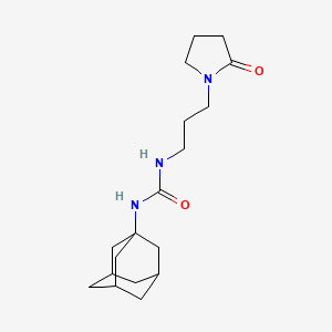 molecular formula C18H29N3O2 B4116046 N-1-adamantyl-N'-[3-(2-oxo-1-pyrrolidinyl)propyl]urea 
