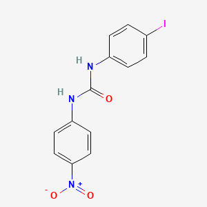 molecular formula C13H10IN3O3 B4116207 N-(4-iodophenyl)-N'-(4-nitrophenyl)urea 