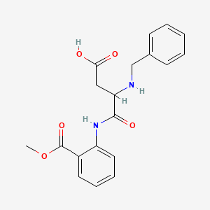 molecular formula C19H20N2O5 B4116229 N~2~-benzyl-N~1~-[2-(methoxycarbonyl)phenyl]-alpha-asparagine 
