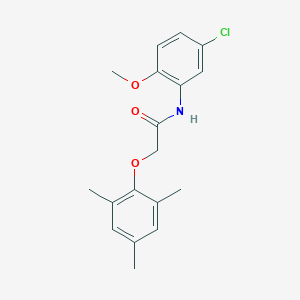 molecular formula C18H20ClNO3 B411632 N-(5-chloro-2-methoxyphenyl)-2-(mesityloxy)acetamide 