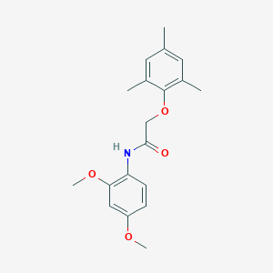 molecular formula C19H23NO4 B411634 N-(2,4-dimethoxyphenyl)-2-(2,4,6-trimethylphenoxy)acetamide 
