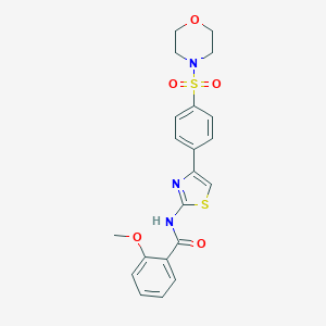 2-Methoxy-N-{4-[4-(morpholine-4-sulfonyl)-phenyl]-thiazol-2-yl}-benzamide