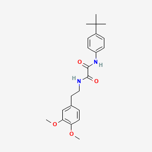 molecular formula C22H28N2O4 B4116424 N-(4-tert-butylphenyl)-N'-[2-(3,4-dimethoxyphenyl)ethyl]ethanediamide 