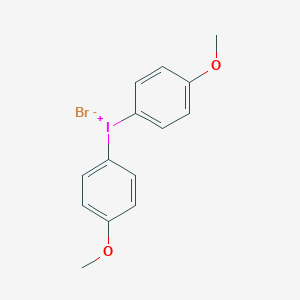 molecular formula C14H14BrIO2 B041165 双（对甲氧基苯基）碘化溴 CAS No. 19231-06-2