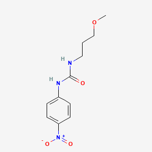 molecular formula C11H15N3O4 B4116709 N-(3-methoxypropyl)-N'-(4-nitrophenyl)urea 