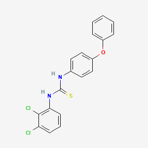 molecular formula C19H14Cl2N2OS B4116737 N-(2,3-dichlorophenyl)-N'-(4-phenoxyphenyl)thiourea 