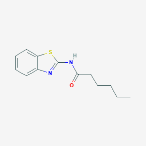 N-(1,3-benzothiazol-2-yl)hexanamide