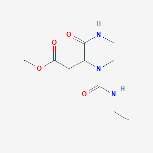 methyl {1-[(ethylamino)carbonyl]-3-oxo-2-piperazinyl}acetate