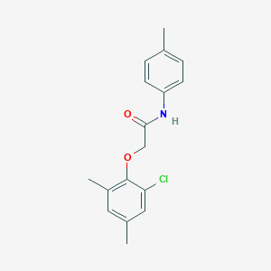 molecular formula C17H18ClNO2 B411687 2-(2-chloro-4,6-dimethylphenoxy)-N-(4-methylphenyl)acetamide 