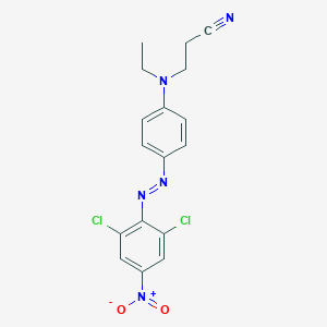 molecular formula C17H15Cl2N5O2 B041169 分散橙37 CAS No. 13301-61-6