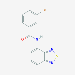 molecular formula C13H8BrN3OS B411690 N-(2,1,3-benzothiadiazol-4-yl)-3-bromobenzamide 