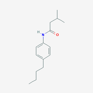 molecular formula C15H23NO B411708 N-(4-butylphenyl)-3-methylbutanamide 