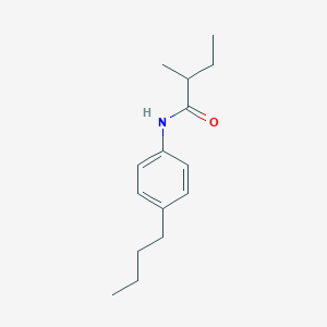 molecular formula C15H23NO B411711 N-(4-butylphenyl)-2-methylbutanamide 