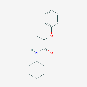 molecular formula C15H21NO2 B411712 N-cyclohexyl-2-phenoxypropanamide 