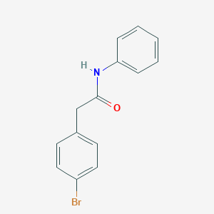 molecular formula C14H12BrNO B411723 2-(4-bromophenyl)-N-phenylacetamide 