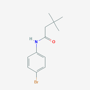 molecular formula C12H16BrNO B411726 N-(4-bromophenyl)-3,3-dimethylbutanamide 