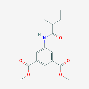 Dimethyl 5-[(2-methylbutanoyl)amino]isophthalate