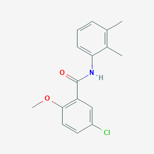molecular formula C16H16ClNO2 B411730 5-chloro-N-(2,3-dimethylphenyl)-2-methoxybenzamide 