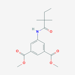 Dimethyl 5-[(2,2-dimethylbutanoyl)amino]isophthalate